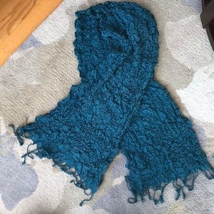 Maurices blue scarf